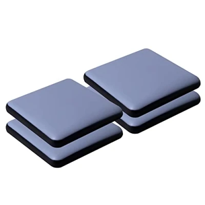 Imagen de Deslizadores autoadhesivos para Muebles, Poder moverlos sobre alfombras y Suelos de Madera Dura (4, Cuadrado,50mm*50mm)