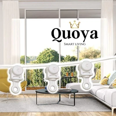 Imagen de Quoya QL500 Smart Curtain Track Todos los Accesorios (Juego de Cortinas onduladas) (Solo para Modelo QL500)