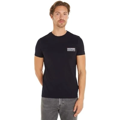 Imagen de Tommy Hilfiger Badge TEE Camiseta estampada, Hombre, Talla: 3XL, Desert sky