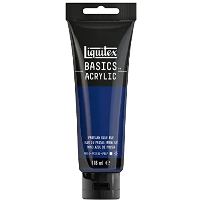 Imagen de Liquitex Basic Acrylic Tubo De Pintura Acrílica, 118 ML, Azul (Tono Prusia Nuevo)