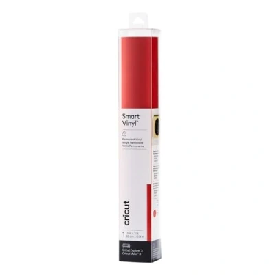Imagen de Cricut Smart Vinyl Aplica, Cloruro de polivinilo, Shimmer Red, 0.9m (3ft), Talla única