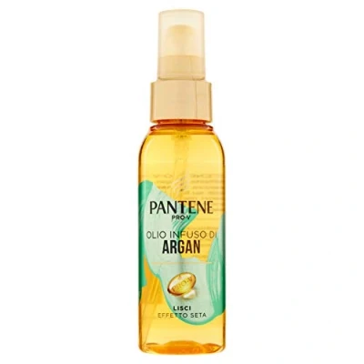 Imagen de Pantene Pro V Aceite de argán para el cabello crecer y mate, liso efecto seda, nutritivo diario, sin aclarado, 100 ml