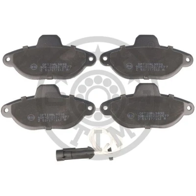Imagen de OPTIMAL BP 09898 Juego de pastillas freno Eje delantero con contacto avisador desgaste FIAT: Punto II Hatchback, I LANCIA: Y