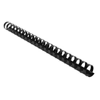 Imagen de Exacompta 75601E 1 Caja de 100 Carpetas Espiral Plástico 20mm Negro