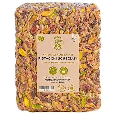 Imagen de Veggy Duck Pistachos Sin Cáscara (1Kg) Naturales Sal