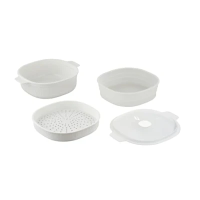 Imagen de Vaporera Care + Protect CMVDS8003, 4 l, sin BPA, 2 bandejas, Blanco