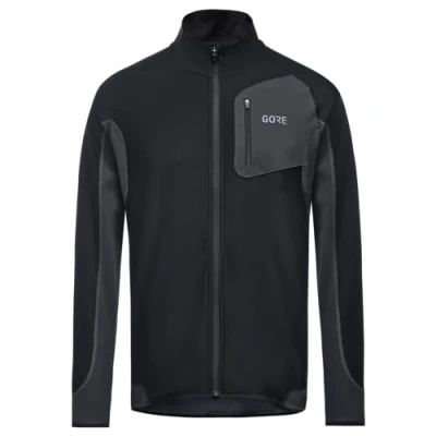 Imagen de GORE WEAR R3 Partial Gws Maglia, Camiseta Hombre, Negro/Terra Grey, L