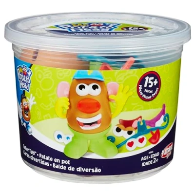Imagen de Mr. Potato Head A2443 Playskool Mr.Potato Tater Juego de bañera para Juguetes baño, Naranja, básico