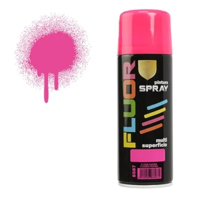 Imagen de H HANSEL HOME Pintura Spray Fucsia Fluorescente 400 Ml