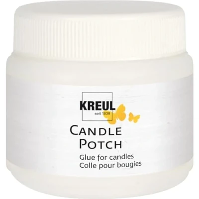 Imagen de KREUL 49051 Potch, 150 ml, Pegamento Transparente Barniz para diseños en Velas y Placas de Cera, a Base Agua, técnica servilletas, Multicolor,