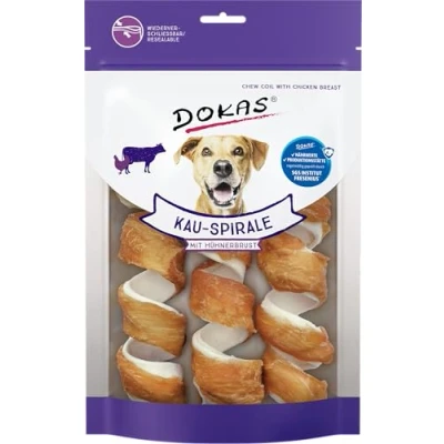 Imagen de Dokas Aperitivo prémium sin Cereales para Perros, Ideal Masticar Entre Comidas