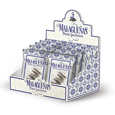 Imagen de Pipas Malagueñas con Sal Caja 10 Unidades de 120g