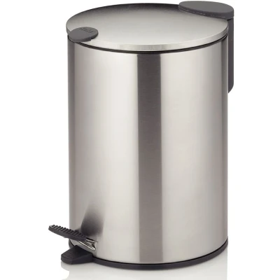 Imagen de Kela Estera de cosméticos 3 litros Silent Close, Acero Inoxidable, Silver, 3l