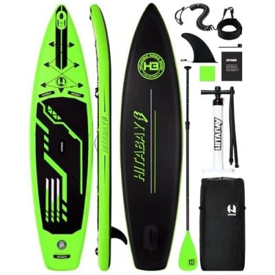 Imagen de Tabla de Paddle Surf Hinchable con Accesorios Completos Premium Sup Ultraligera Stand Up Board Unisex Adulto y Jóvenes