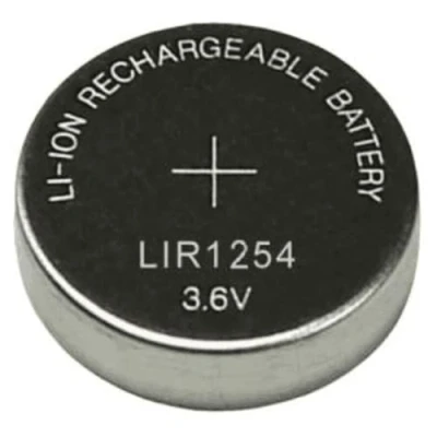 Imagen de BenjiPower pilas de botón recargable LIR1254, sustituye a las CP1254
