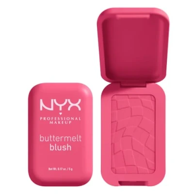 Imagen de NYX Professional Makeup Buttermelt Blush, Colorete en Polvo, Hasta 12h de Duración, No Mancha, Transfiere, Tono: 08 Getting Butta