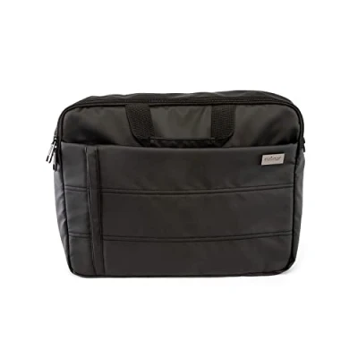 Imagen de Maletín para portátil Nilox NXB021, Hasta 15.6&quot;, Universal, Correa, Poliéster, Style Negro
