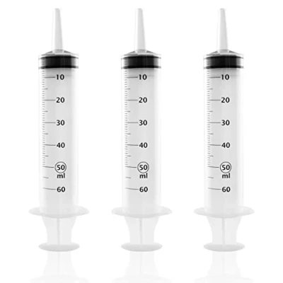 Imagen de V2 Vape Juego de jeringas 3 Piezas jeringa para Hobby con Aguja Roma Diferentes tamaños y Bricolaje, Individualmente estériles empaquetadas 50ml
