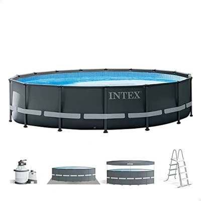 Imagen de Intex Piscina elevada redonda Ultra XTR Frame 488x122 cm con depuradora (55216)