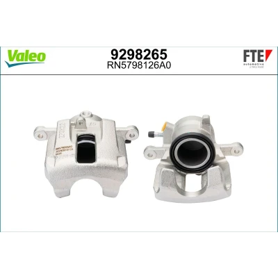 Imagen de FTE 9298265 Pinza de freno gris Hierro fundido Eje delantero, derecha sin soporte MERCEDES BENZ: Clase B, A