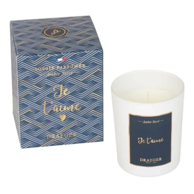 Imagen de Draeger Paris Vela de regalo &quot;Je t&#039;aime&quot; , cera vegetal 9 x 7,5 cm