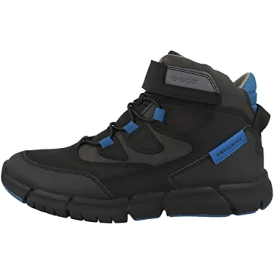 Imagen de Geox J Flexyper Boy B Abx, Botas para Niños, Negro (Black/Petrol), 34 EU