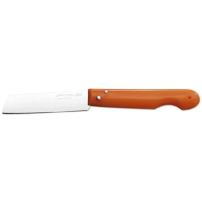Imagen de Arcos Serie Navajas Profesionales Navaja Profesional Hoja Filo de Acero Inoxidable NITRUM 85 mm Color naranja