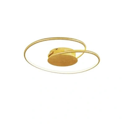 Imagen de LED lámpara de techo &#039;Joline&#039; (Moderno) en Dorado hecho Metal e.o. para Salón &amp; Comedor Lindby LED, plafón