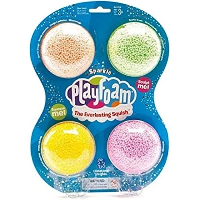 Imagen de Learning Resources Espuma para juegos PlayFoam con brillos (set de 4)
