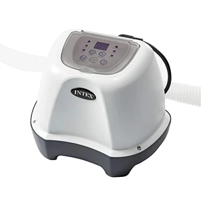Imagen de Intex Clorador salino para piscinas, 4 gramos/hora, piscinas desmontables pequeñas, 17.000 litros, , 3 modos de autolimpieza, programación 12 horas (55244)