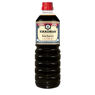 Imagen de Kikkoman Salsa de Soja clásica naturalmente fermentada, 1000 ml