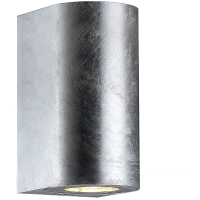 Imagen de Nordlux Aplique de exterior Canto Maxi 2, galvanizado