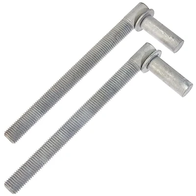 Imagen de Alberts 410803 Abrazadera, un par, atornillada, ajustable, galvanizada en caliente, con retroceso Ø16 mm, longitud 190 rosca M16