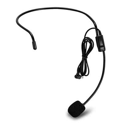 Imagen de SHIDU Micrófono con Cable Flexible Conector de Audio 3,5 mm para Amplificador Voz M800 M100 S40 y Otros Dispositivos Auxiliar