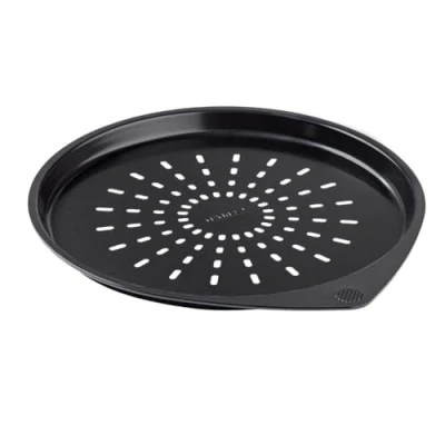 Imagen de Pyrex Magic Bandeja de Horno para Pizza, Acero Inoxidable, Negro, 30 cm