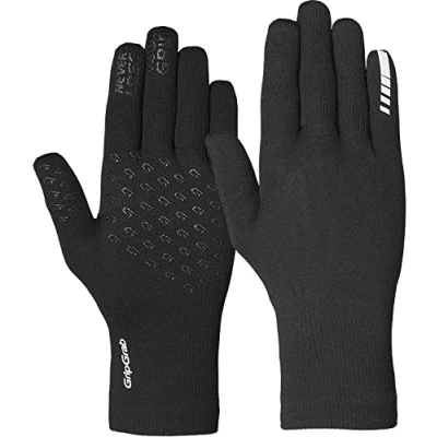 Imagen de GripGrab Guantes de Ciclismo Invierno Térmicos Impermeables Punto Largos Antideslizantes Cortavientos Táctiles