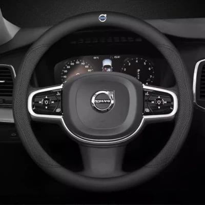 Imagen de Funda Volante Coche para Volvo XC60 XC 60, Antideslizante Durabilidad Cubierta Volante, Protectora del Absorbente De Sudor Y Transpirable,C