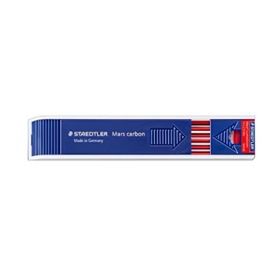 Imagen de Staedtler Mars Lumochrome 204 2 Carcasa de Recambio con 12 Recambios, Color Rojo