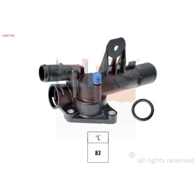 Imagen de EPS 1.880.710S Termostato, refrigerante 83 Made in Italy OE Equivalent con junta RENAULT: MEGANE 2, SCENIC 2 Coupe Cabriolet, DACIA: Lodgy