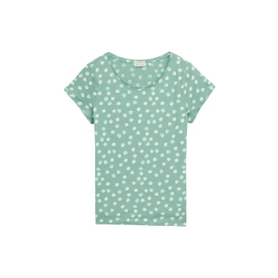 Imagen de TOM Tailor Camiseta estampada, Mujer, Talla: Small, Green blue dots
