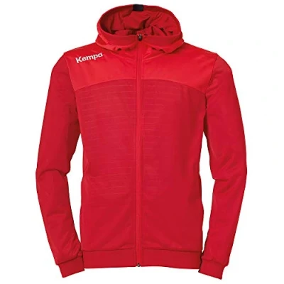 Imagen de Kempa Emotion 2.0 Hood Jacket Sudadera, Hombre, Chili Red/Red, XL