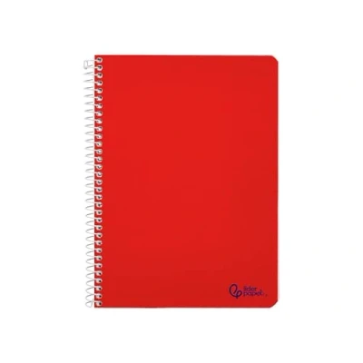 Imagen de LIDERPAPEL Cuaderno espiral a5 smart tapa blanda 80h 75gr liso con margen colores surtidos unidad