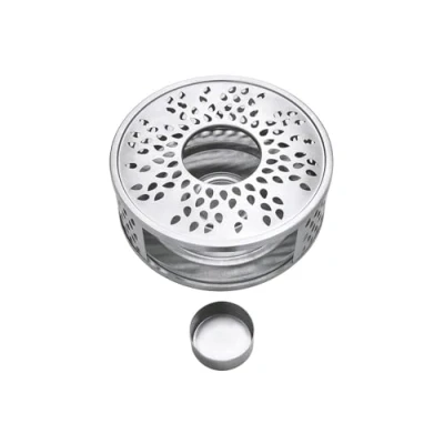 Imagen de Creano calentador de acero inoxidable con soporte para la luz del té, café, estable no traquetea, rechaud adecuado todas las teteras