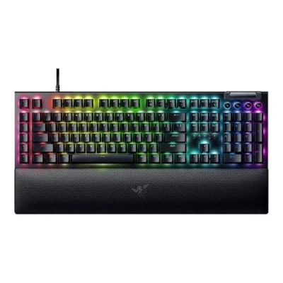 Imagen de Razer BlackWidow V4 Teclado mecánico para Juegos con carpetaChroma RGB (interruptores mecánicos DE Color Amarillo fritura, 6 Teclas Macro Especiales, Doubleshot ABS) QWERTY Layout