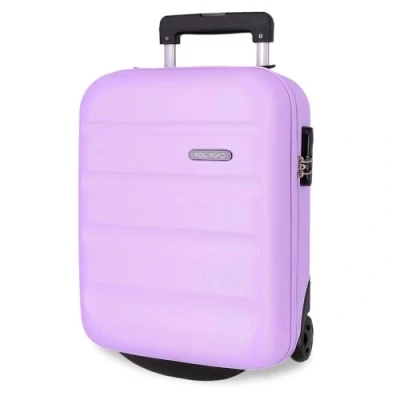 Imagen de Roll Road Flex Maleta de Cabina Morado 31x40x20 cms Rígida ABS Cierre combinación Lateral 33L 2,12 kgs 4 Ruedas Dobles Equipaje Mano