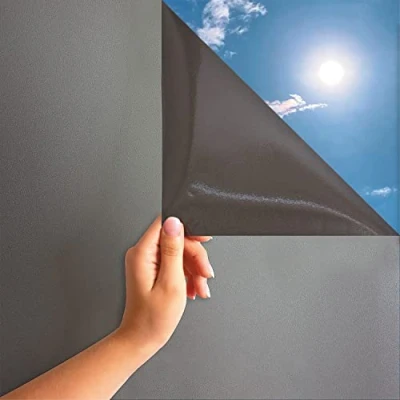 Imagen de MARAPON® Vinilo Opaco para Ventanas Color Antracita [60x200 cm] Incluye Libro Electrónico con Consejos Profesionales Vinilos Autoadhesivos Estáticos Ventana