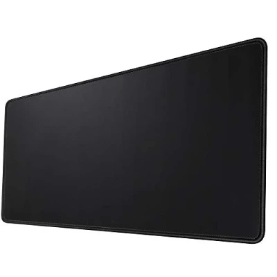 Imagen de HIHUHEN XXL tamaño grande alfombrilla para ratón y ordenador juegos de almohadilla Dest (60x30 Black001)