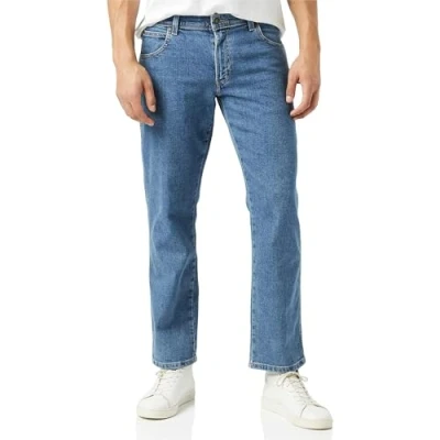 Imagen de Wrangler Durables Regular Fit, Vaqueros para Hombre, Azul (Stonewash), 34W / 30L