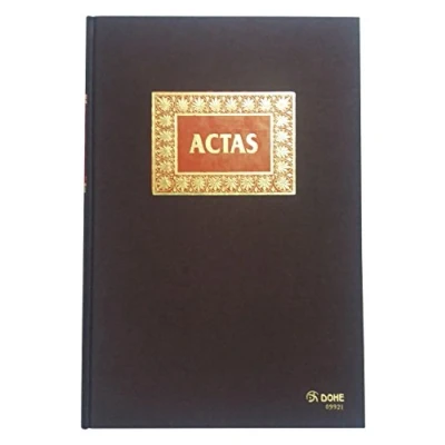 Imagen de Dohe 9921 Libro de actas, 50 hojas, folio natural
