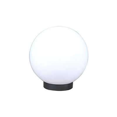 Imagen de Velamp APOLUX Farola Exterior, 250 mm, Montaje E27, Compatible con LED, IP44 a Prueba de Agua, para Jardines, Parques, condominios, terrazas, Transparente